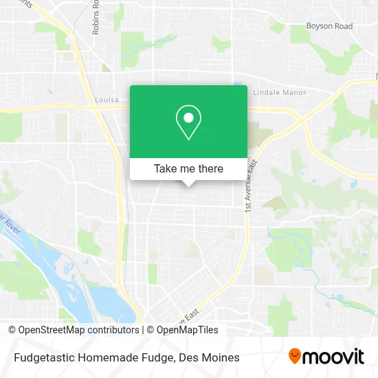 Fudgetastic Homemade Fudge map