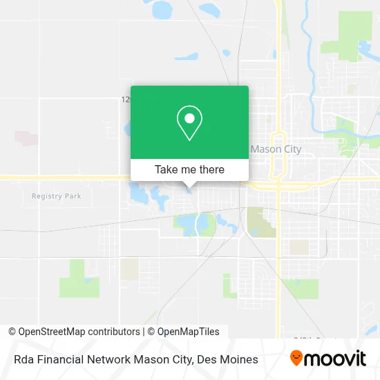 Rda Financial Network Mason City map