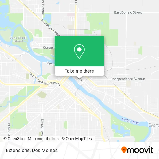 Extensions map
