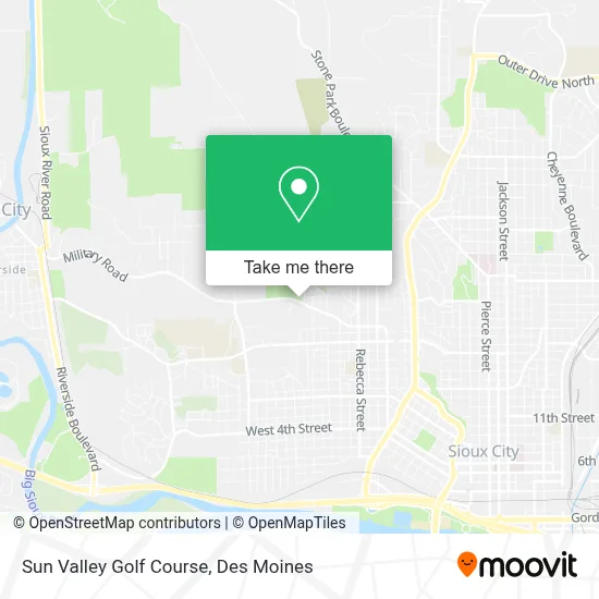Sun Valley Golf Course map