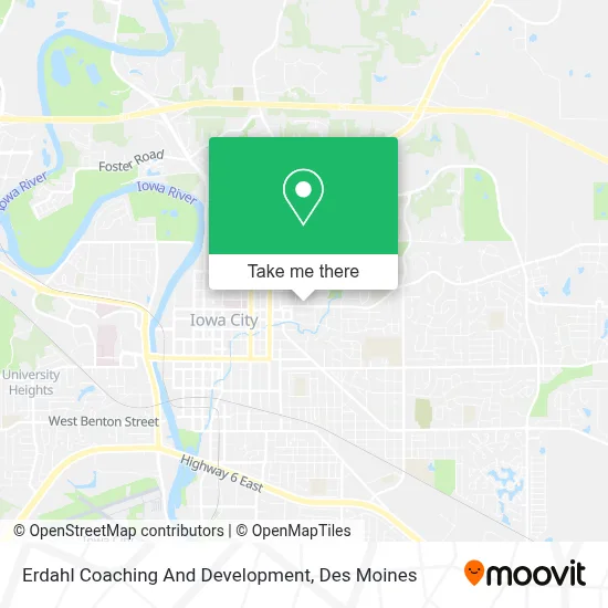 Erdahl Coaching And Development map