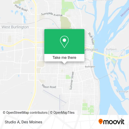 Studio A map