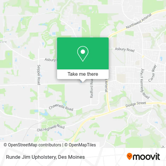 Runde Jim Upholstery map
