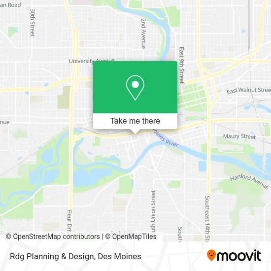 Rdg Planning & Design map