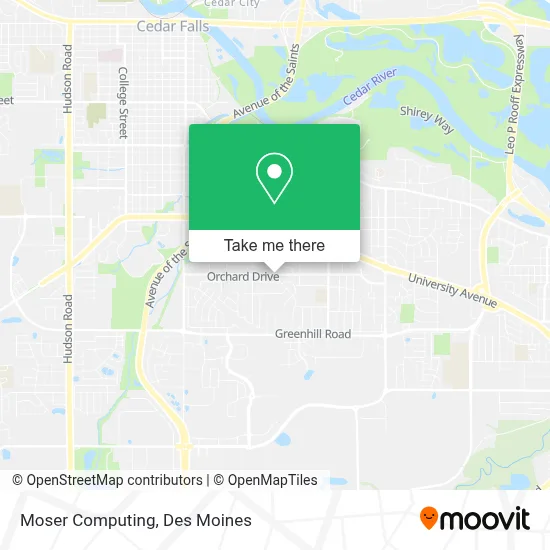 Moser Computing map