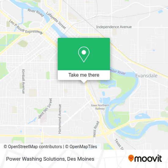 Power Washing Solutions map