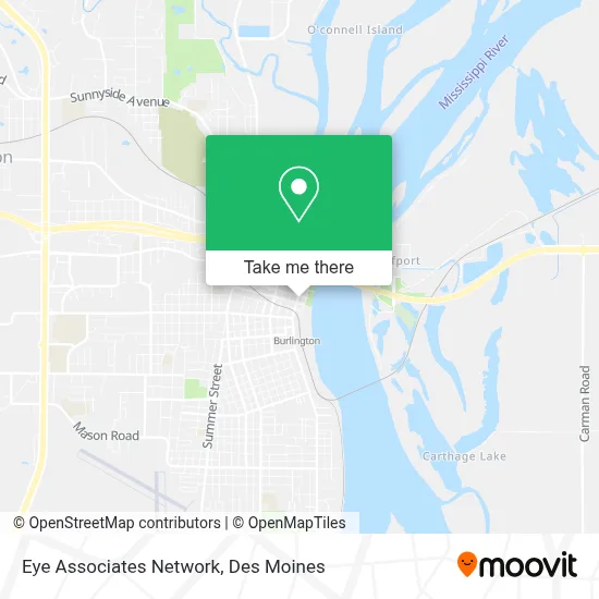 Eye Associates Network map