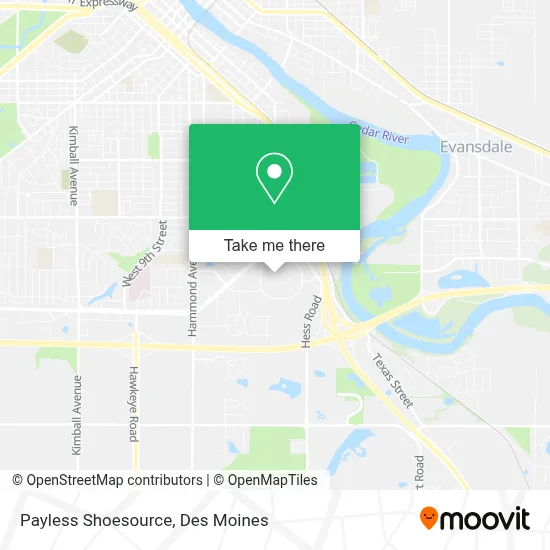 Payless Shoesource map