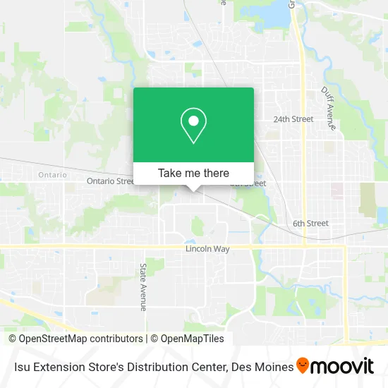 Isu Extension Store's Distribution Center map