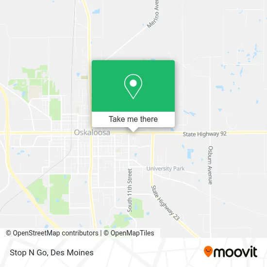 Stop N Go map