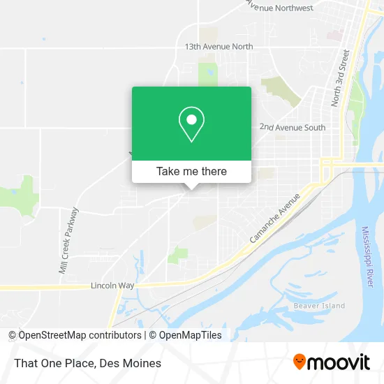 That One Place map