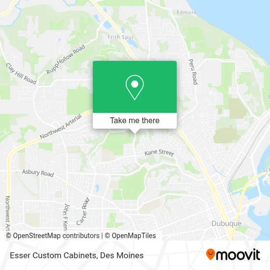 Esser Custom Cabinets map