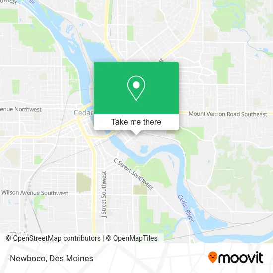 Newboco map