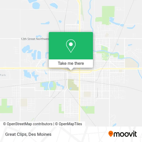 Great Clips map