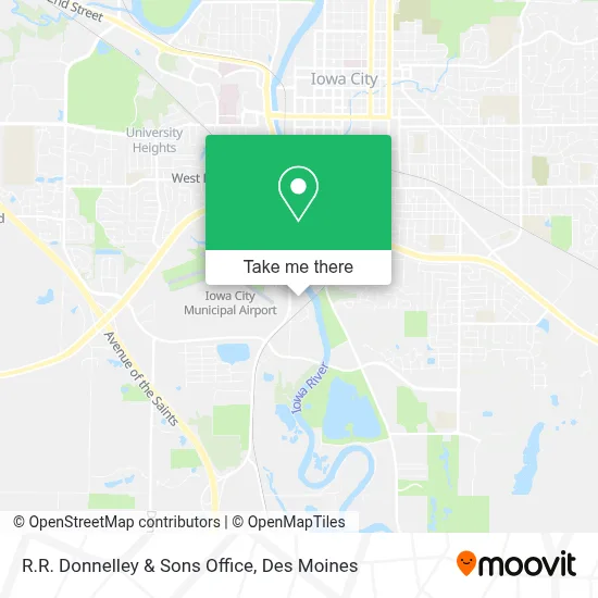 R.R. Donnelley & Sons Office map