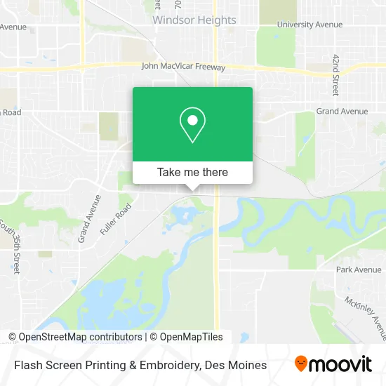 Flash Screen Printing & Embroidery map