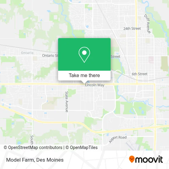 Model Farm map