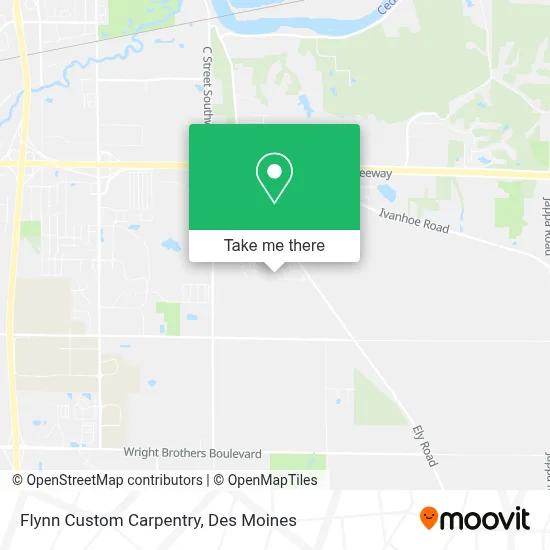 Flynn Custom Carpentry map