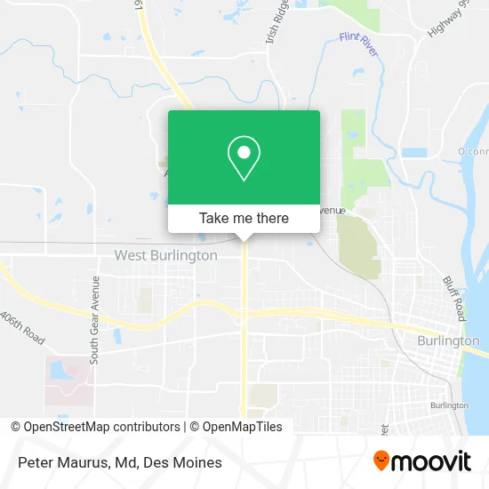 Peter Maurus, Md map