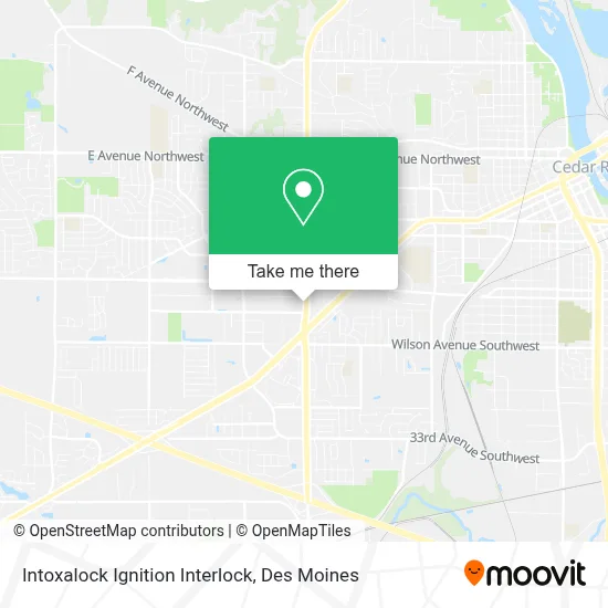 Intoxalock Ignition Interlock map