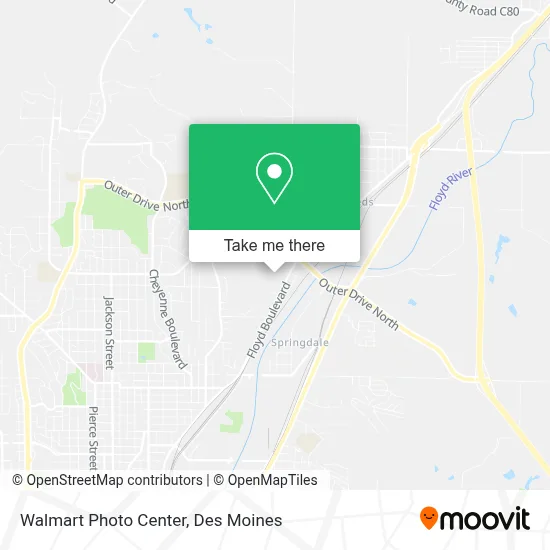 Walmart Photo Center map