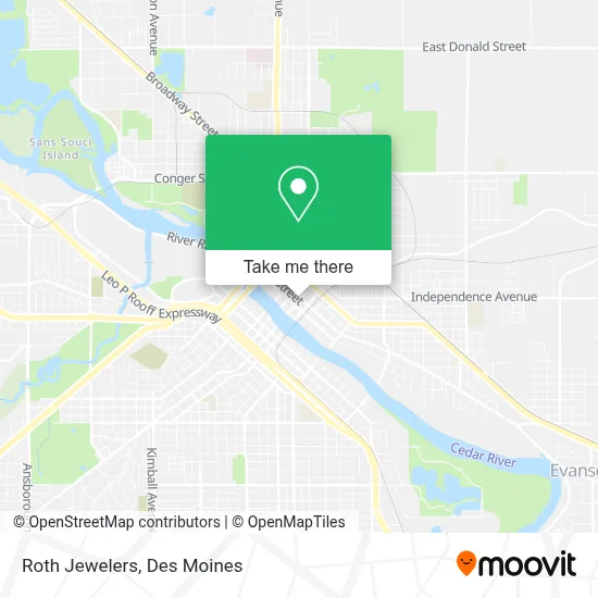 Roth Jewelers map