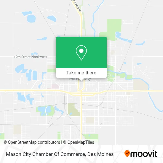 Mason City Chamber Of Commerce map