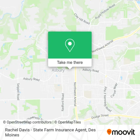 Rachel Davis - State Farm Insurance Agent map