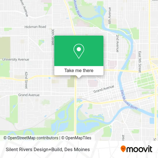 Silent Rivers Design+Build map