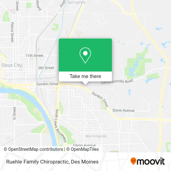 Ruehle Family Chiropractic map