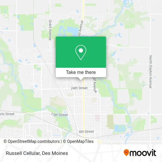 Russell Cellular map