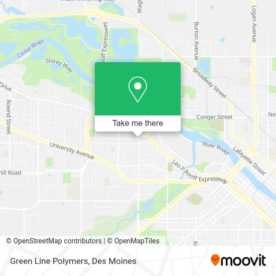 Green Line Polymers map
