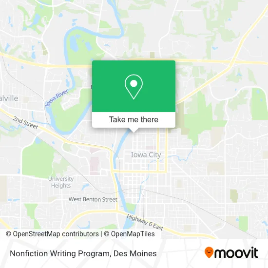 Nonfiction Writing Program map