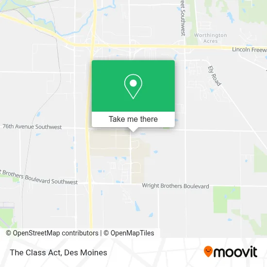 The Class Act map