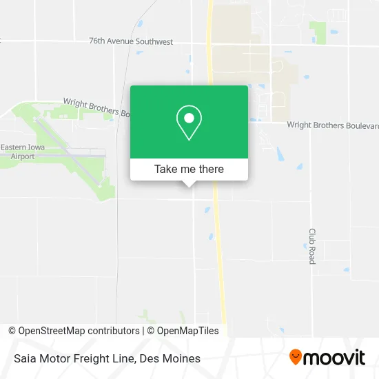 Saia Motor Freight Line map