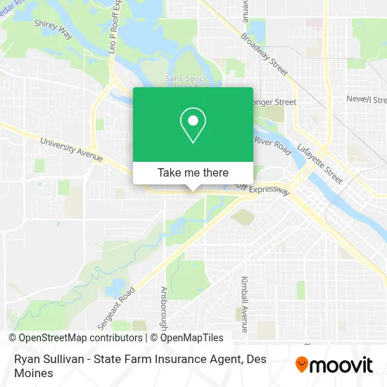 Ryan Sullivan - State Farm Insurance Agent map