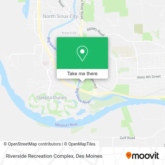 Riverside Recreation Complex map