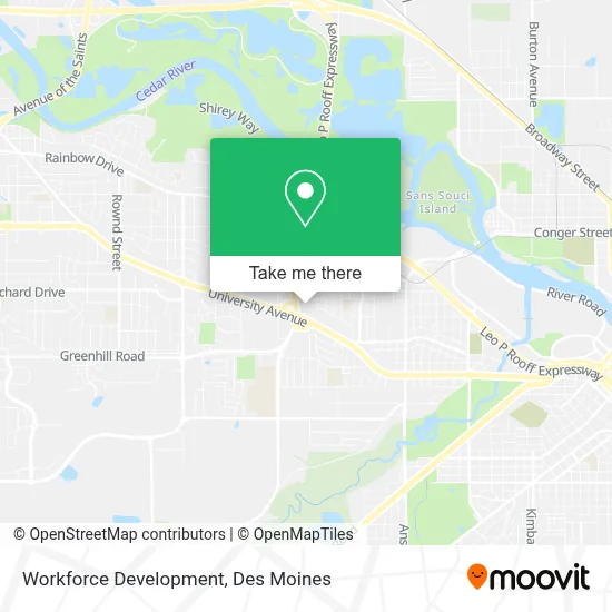 Workforce Development map