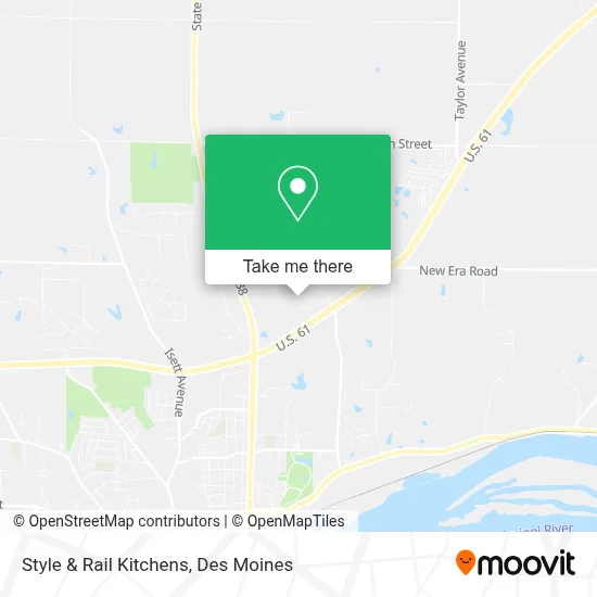 Style & Rail Kitchens map