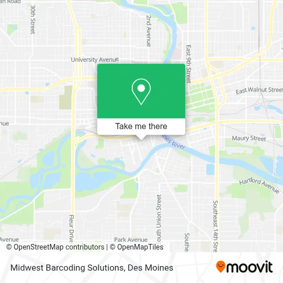 Midwest Barcoding Solutions map