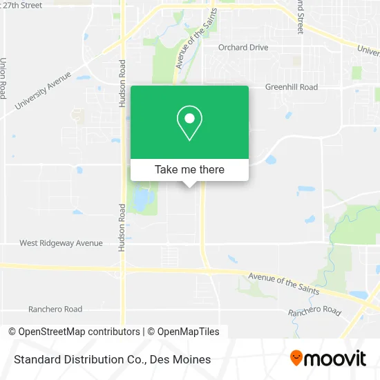 Standard Distribution Co. map