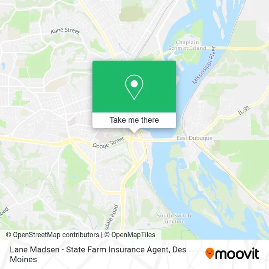 Lane Madsen - State Farm Insurance Agent map