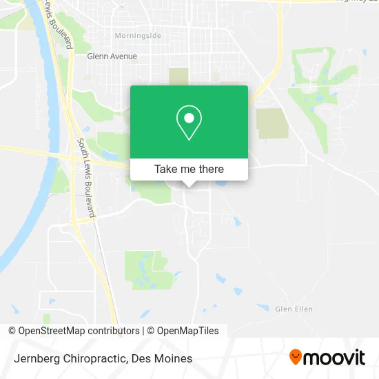 Jernberg Chiropractic map
