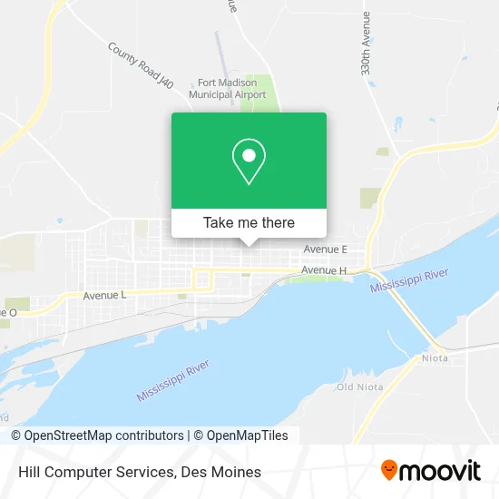Hill Computer Services map