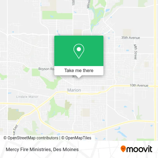 Mercy Fire Ministries map