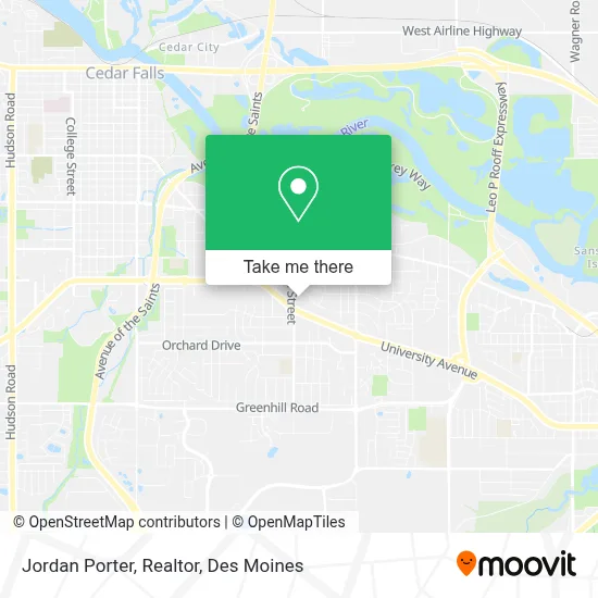 Jordan Porter, Realtor map