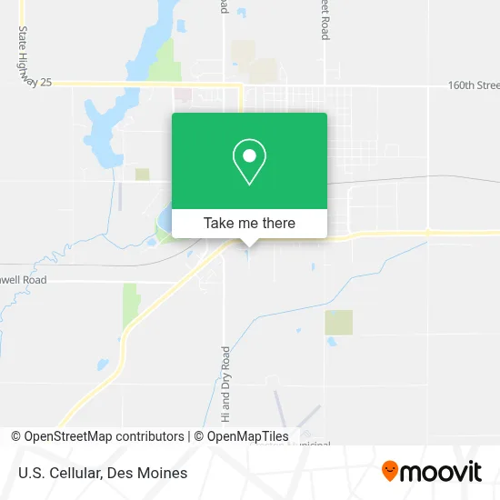 U.S. Cellular map