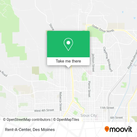 Rent-A-Center map