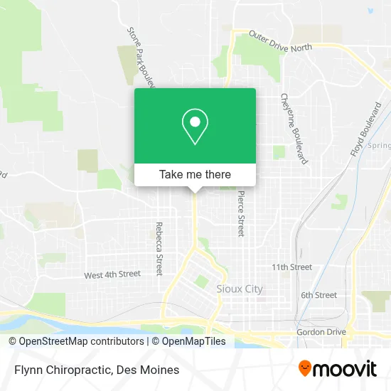 Flynn Chiropractic map