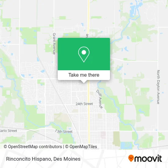Rinconcito Hispano map